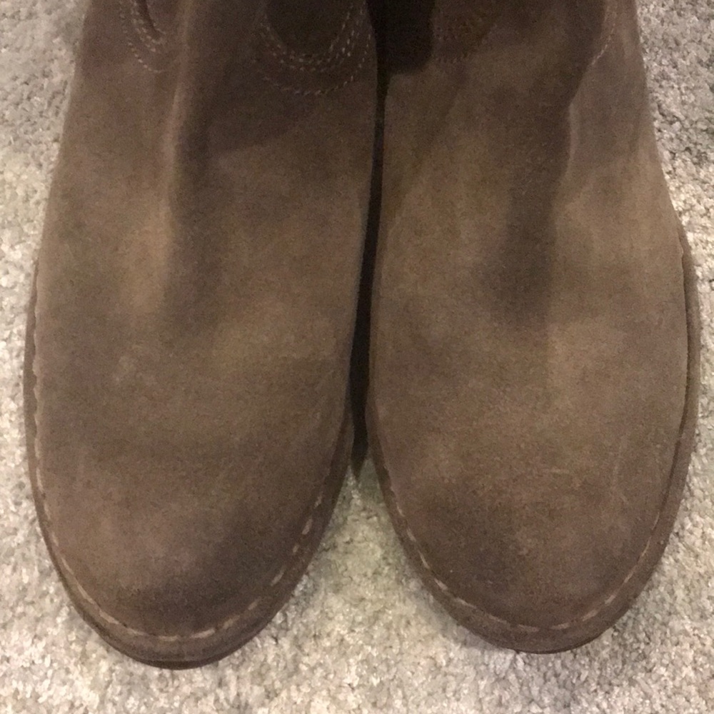 Frye Suede Lucinda Slouch Boots - Picture 6 of 8